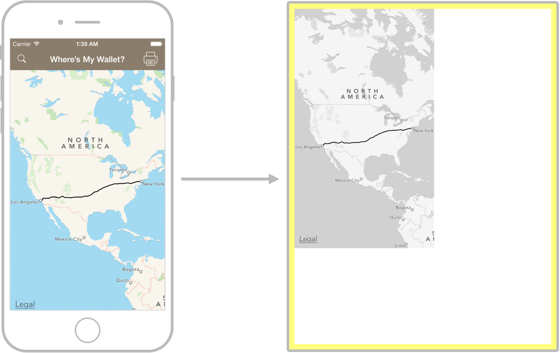 Print with MKMapView